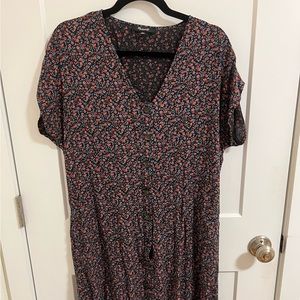 Madewell Easy Midi Dress in Fieldwalk Floral